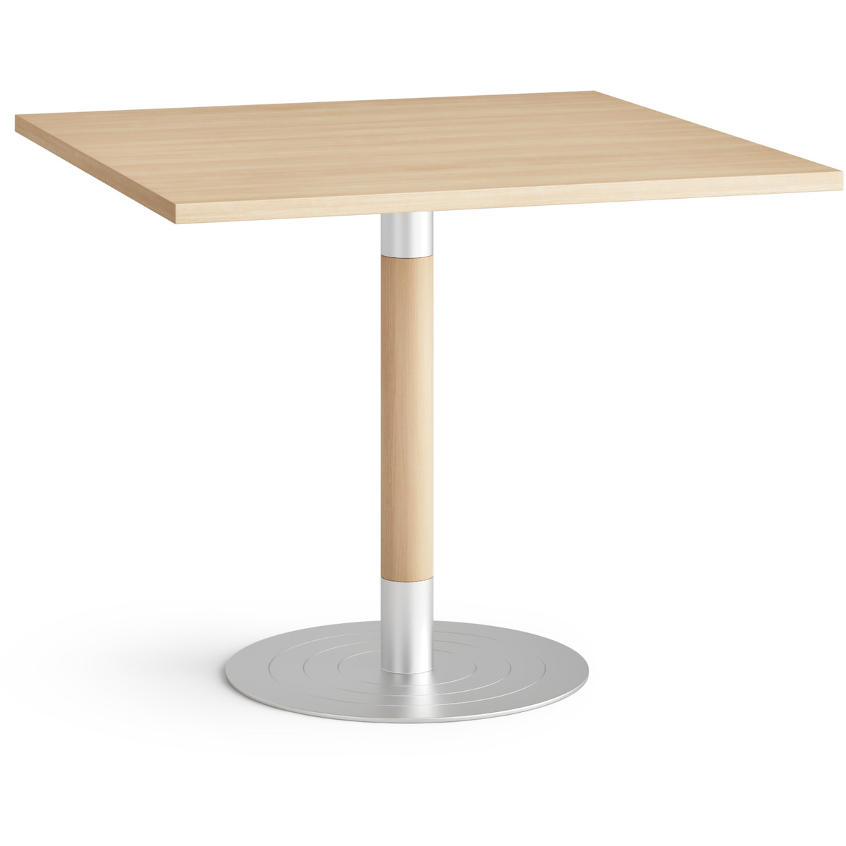 Stem Square Pedestal Table